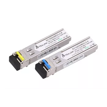 Extralink SFP WDM modulis 1.25G, 1.25Gbps, 1310/1550nm, vienmoda, 20km, LC, DOM, pāris