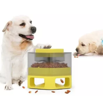Doggy Village MT7130Y Pet Auto-Buffet dzeltens