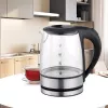 Maestro MR-062-BLACK elektriskā stikla tējkanna, 1630 W, 1,2 L