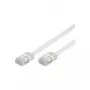 Wentronic Goobay CAT 5e plakanā pieslēguma kabelis, U/UTP, balts, 2 m - CCA vara maisījums (93359)
