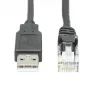 Tripp Lite U009-015-RJ45-X kabeļa adapteris RJ-45 USB 2.0 Type-A melns (U009-015-RJ45-X)
