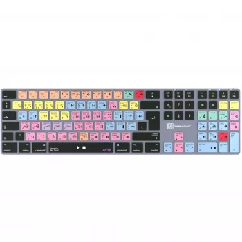 Klaviatūra LogicKeyboard LKB-PT-TM — Pilnizmēra (100%) Bluetooth QWERTZ vācu, titāna pelēks