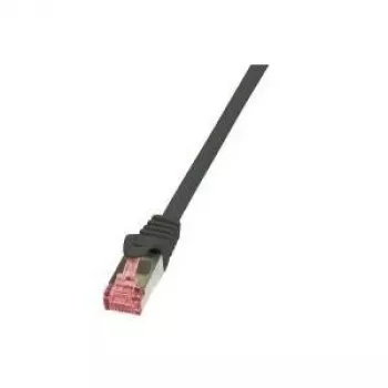Tīkla kabelis LogiLink 0,5m Cat.6 RJ-45 S/FTP Melns