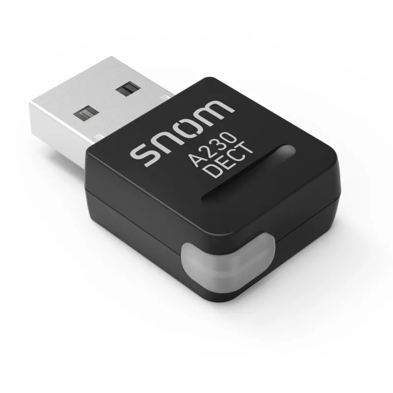 snom A230 DECT USB zibatmiņas disks - Tīkla adapteris - USB2.0 - DECT (4386)