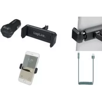 Logilink PA0203 strāvas adapteris, melns
