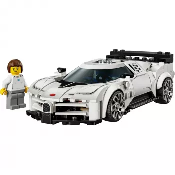 LEGO konstruktora komplekts Bugatti Centodieci Speed Champions 77240 — 291 detaļa, 1 minifigūra, vecumam 9+