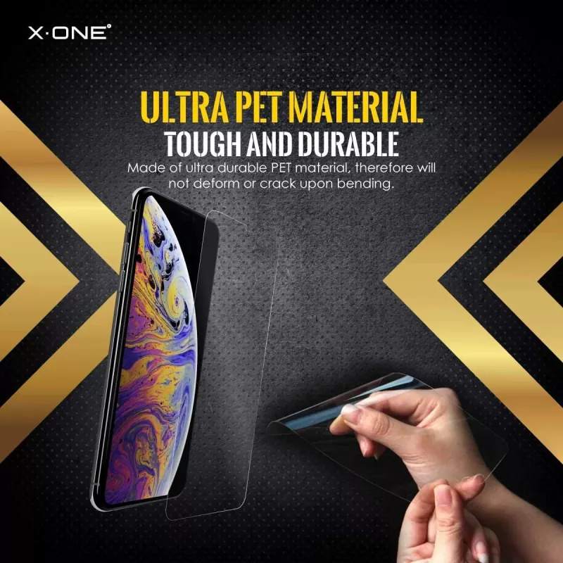 Ekrāna aizsargs Shock Eliminator X-ONE iPhone 7 Plus — melns