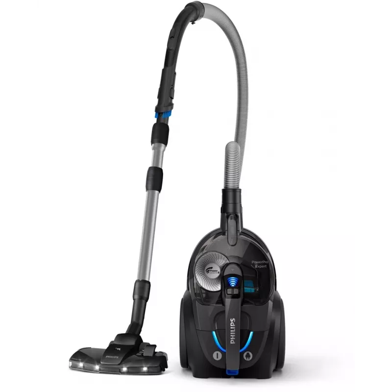 Cilindru putekļsūcējs Philips PowerPro Expert FC9747/09 — 900 W, 2 L bez putekļu maisa, HEPA, melns