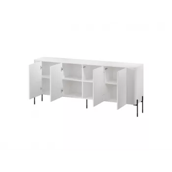 Cama VERA kumode 190x40x80 matēti balta