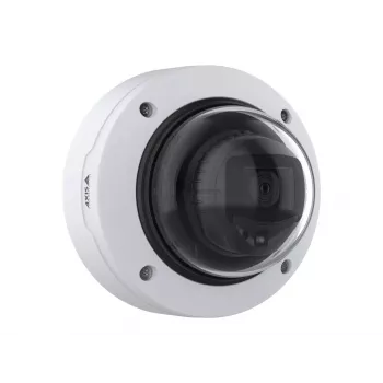 IP kupola drošības kamera AXIS P3277‑LV — 2592×1944 CMOS, 104° HFOV, 30 fps, griestu/sienas montāža, iekštelpām/ārtelpām