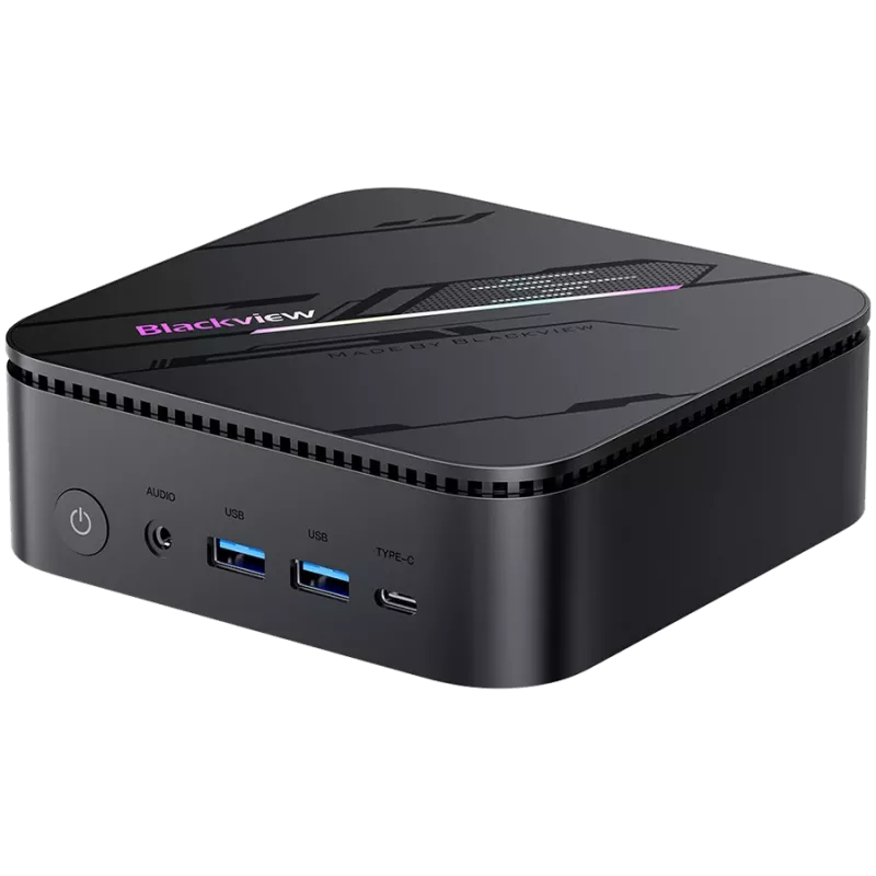 Mini PC Melnsview MP100 Pro I5-12450H 16GB 1TB W11 PRO Melns