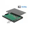 SSD korpuss DeLOCK 42609 Melns M.2