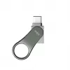 Silicon Power Mobile C80 USB zibatmiņa 64 GB USB Type-A / USB Type-C 3.0 (3.1 Gen 1) Titanium