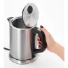 ProfiCook PC-WKS 1106 1l 2200W melna - nerūsējošā tērauda elektriskā tējkanna (501106)