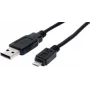 USB kabelis ShiverPeaks BS77183 3m USB A Micro-USB B Melns
