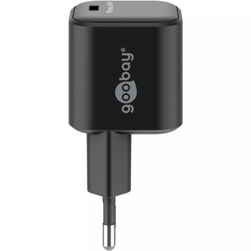 Goobay lādētājs 65331 Iekštelpu maiņstrāvas ātrā uzlāde Melns USB Type-C