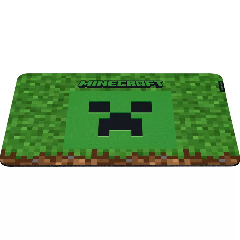Peles paliktnis Razer Gigantus V2 Medium Minecraft Edition — strukturēta virsma, gumijas pamatne, vidējs izmērs