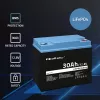 Uzlādējama LiFePO4 baterija QOLTEC 12.8V 30Ah 384Wh ar BMS