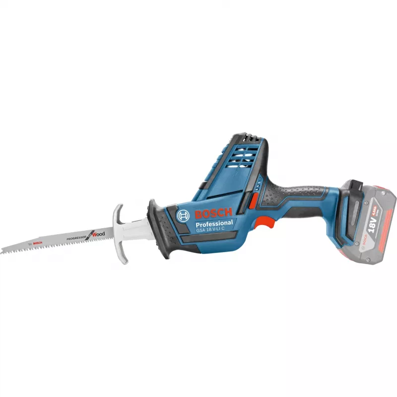 Bosch GSA 18 V-LI C Professional melns, zils, sarkans