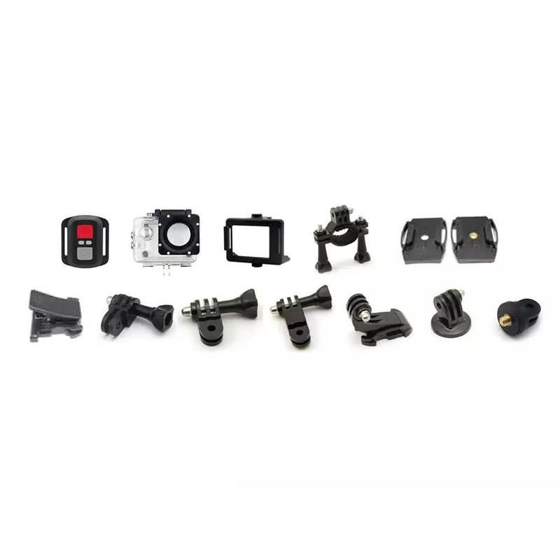 Easypix GoXtreme Enduro Melns - Action Camera - montējama - 4K / 30 fps - 8.0 MPix - Wi-Fi - zemūdens līdz 30 m - Melna
