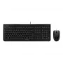 CHERRY DC 2000 klaviatūra pele iekļauta biroja USB QWERTZ vācu melna