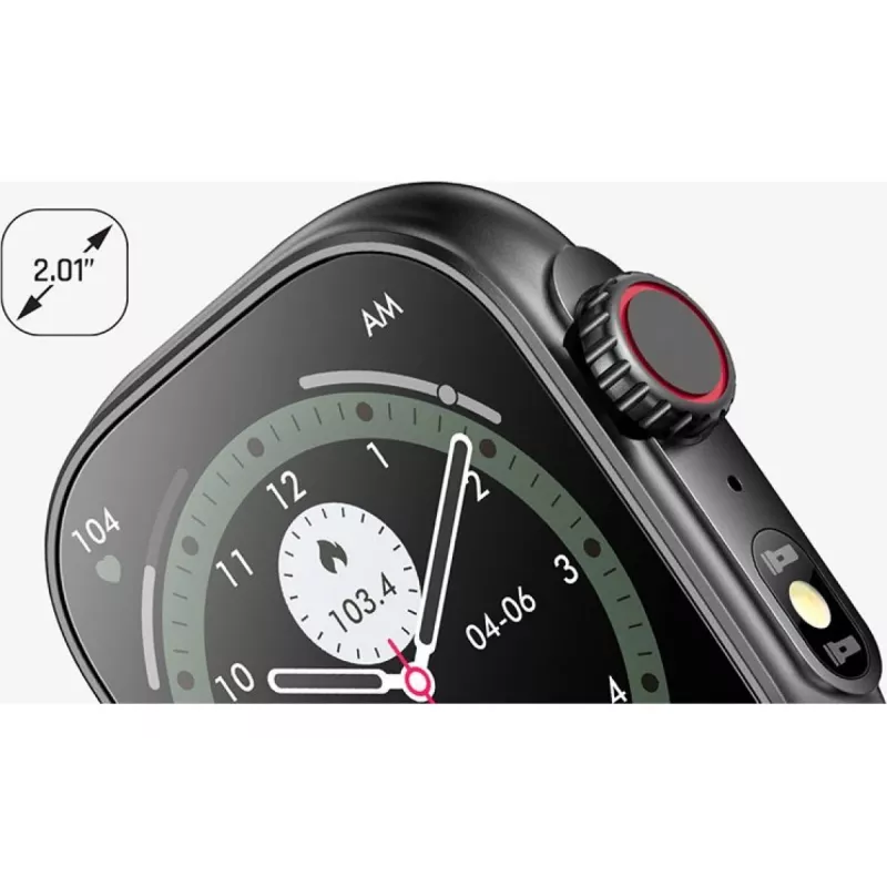myPhone Watch Tool 5.08 cm (2 inch) IPS 24 mm Digital 240 x 296 pikseļi Skārienekrāns Melns