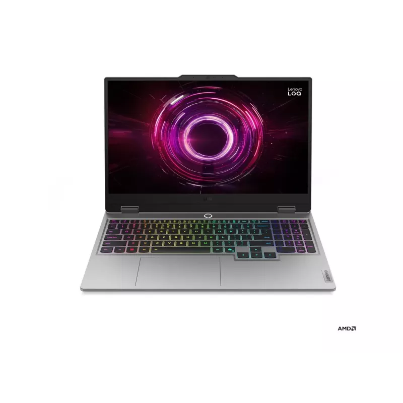 Klēpjdators Lenovo LOQ Ryzen 5, 15,6 collu FHD IPS 144Hz, 16GB RAM, 512GB SSD, NVIDIA RTX 5050 8GB, Windows 11 Home (Luna Grey)