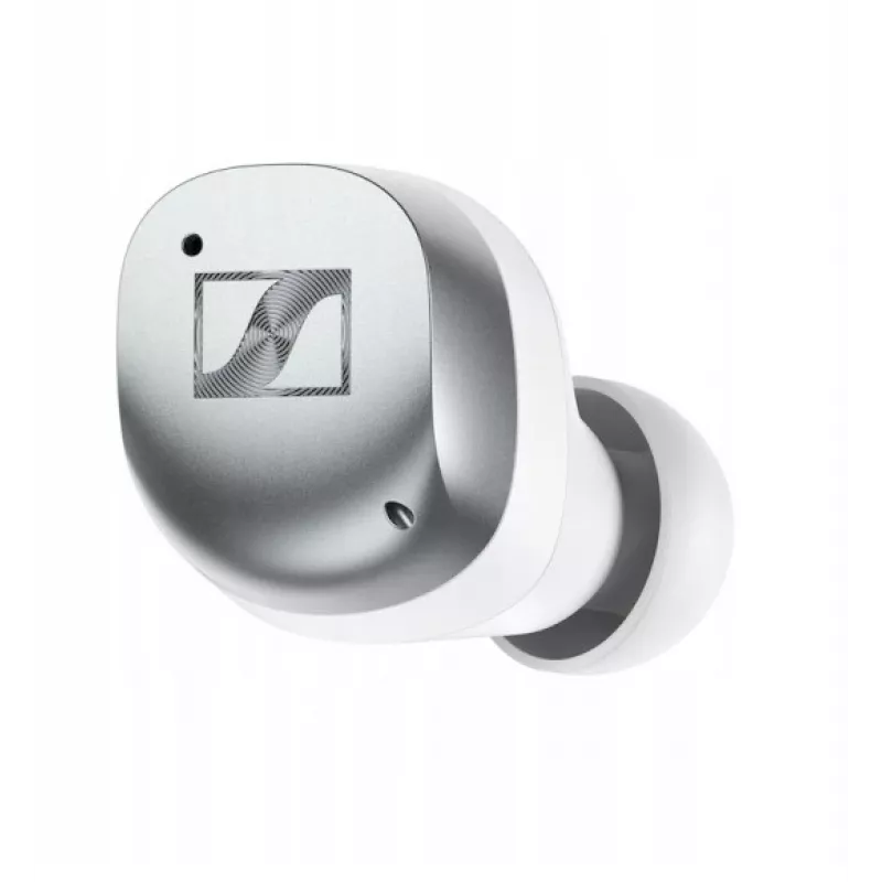 SENNHEISER Momentum MTW4 Wireless Bluetooth Noise-Cancelling Sports Earbuds - balta & Silver