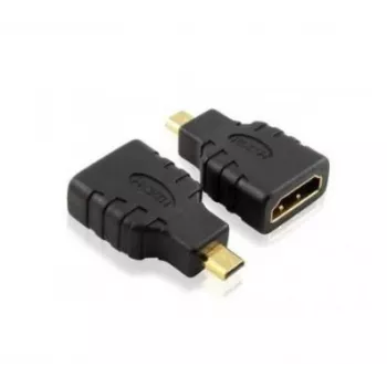 Techly IADAP-HDMI-MD kabeļu savienotāju adapteris Micro HDMI D Melns