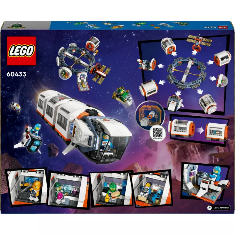 LEGO CITY 60433 MODULĀRA KOSMOSA STACIJA