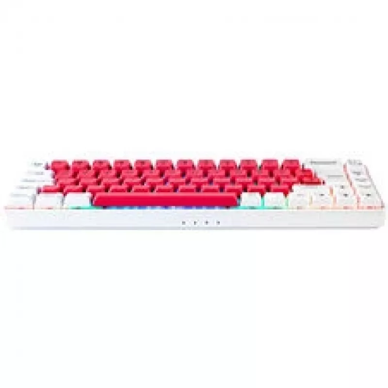 GAMIAC TKL69G SF spēļu tastatūra, Kailh Sarkans - balta/sarkana