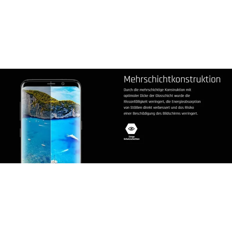 Rūdīta stikla ekrāna aizsargs MYPHONE Hammer Energy 2 9H cietība pretskrāpējumu