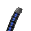 CableMod CableMod PRO ModMesh 12VHPWR kabeļa pagarinātāja komplekts melns/zils — 12VHPWR GPU barošanas pagarinājums