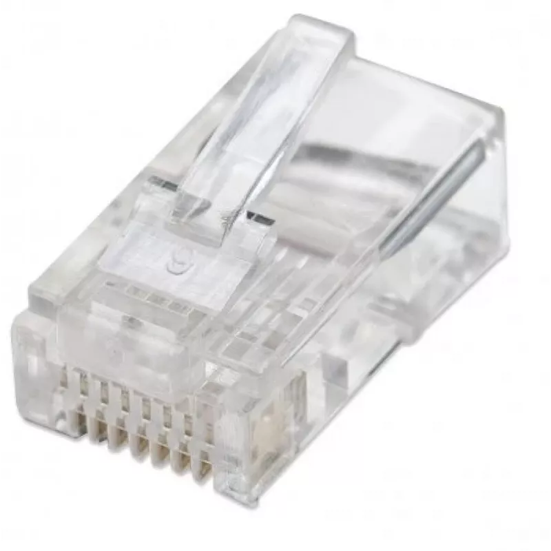 Intellinet 502375 vadu savienotājs RJ-45 Caurspīdīgs