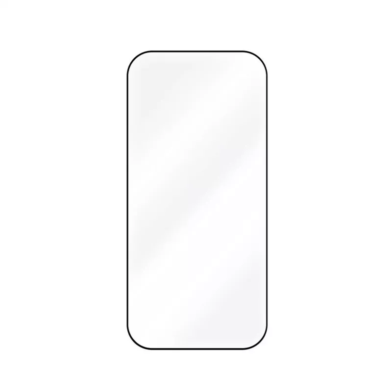 Rūdīta stikla ekrāna aizsargs FIXED priekš Apple iPhone 17 2.5D pilns pārklājums — 2 gab., melns
