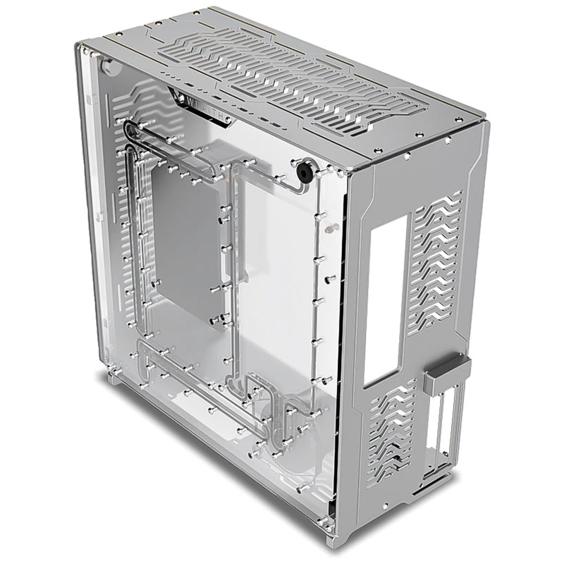 Singularity Computers Wraith ITX/DTX datora korpuss, sudraba