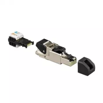 RJ45 universālais spraudnis Rutenbeck 13900320 — saderīgs ar Cat.6A ISO B