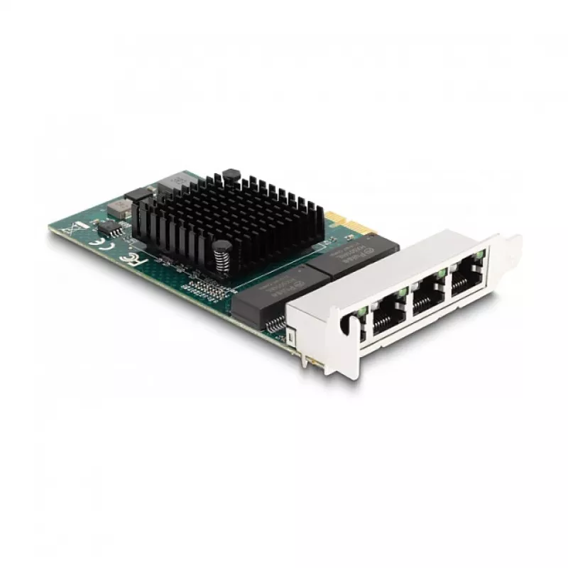 DeLOCK PCI Express x1 karte uz 4 x RJ45 Gigabit LAN BCM