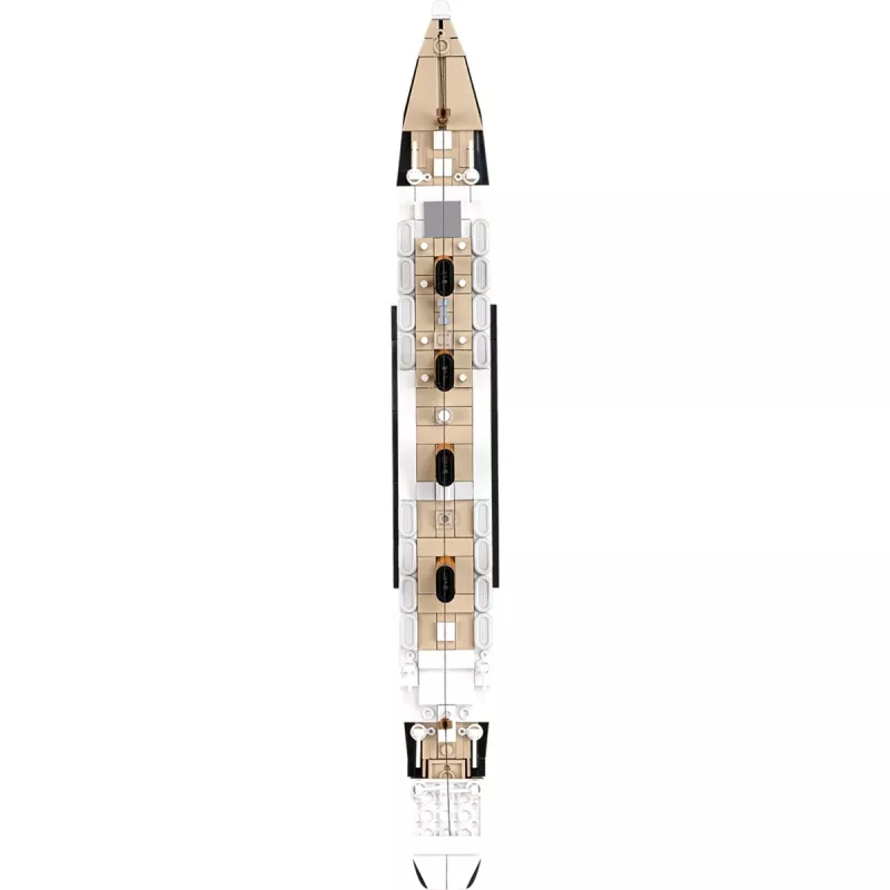 Konstruktoru komplekts Cobi R.M.S. Titanic modelis 593 gabali COBI-1680 — mēroga modelis būvbloki