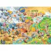 Puzle Ravensburger Four Seasons of Fun — 100 gabaliņi, 2 mm biezums