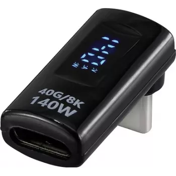 Renkforce USB-C adapteris[1x spraudnis - 1x ligzda] USB4 L tipa vīrišķais pret sievišķo (RF-6826674)