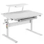 Ergo Office bērnu ergonomiskais galds ER-483 — augstumā regulējams kompakts dizains