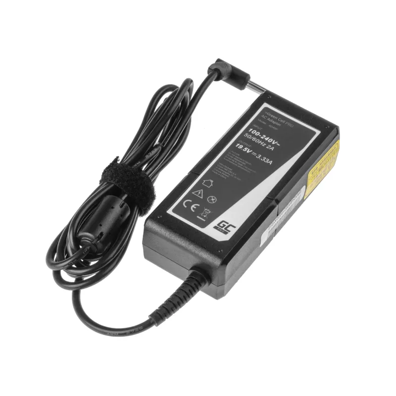 Green Cell AD49P barošanas adapteris/invertors iekštelpām 65 W Melns