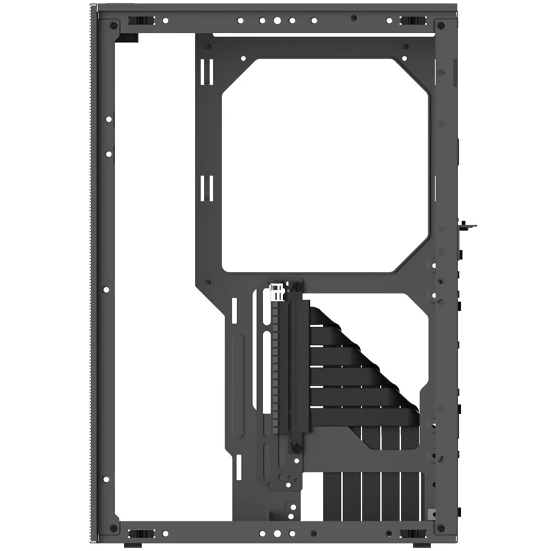 Supd Riser lentes kabelis - PCIe 4.0, 270 mm, melns