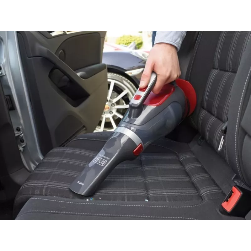 Black & Decker ADV1200 rokas putekļsūcējs pelēks, sarkans, bez maisa