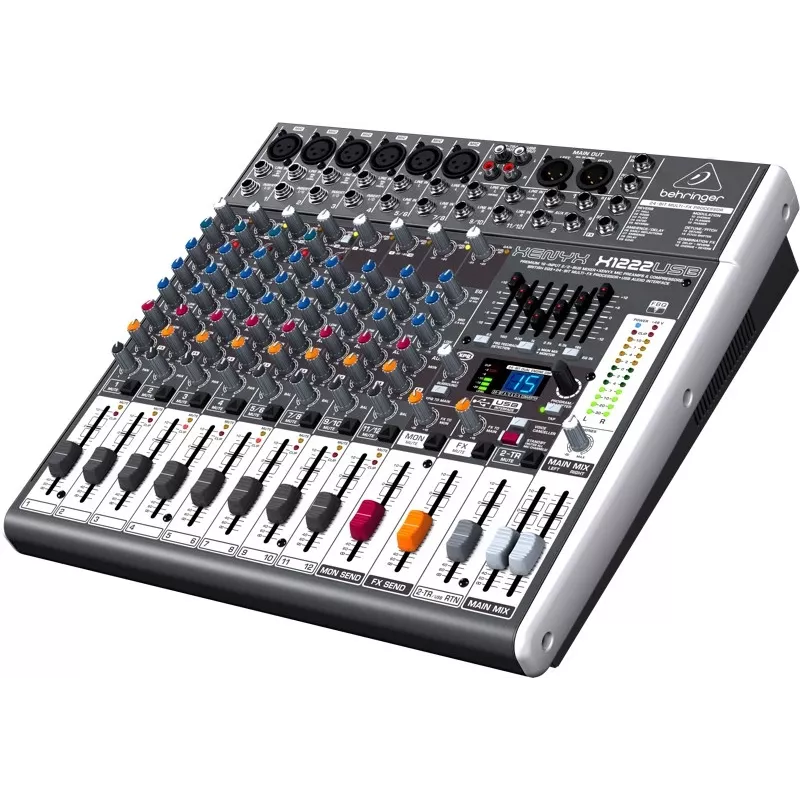 Behringer X1222USB audio mikseris 4 kanāli