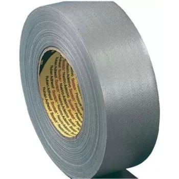 Auduma līmlente 3M XT-0034-0102-0 — 50 m garums, 50 mm platums, sudraba
