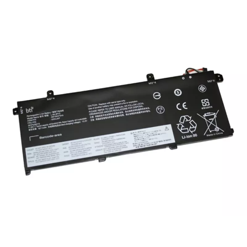 Baterija Lenovo P14s / T490 51Wh 11.55V Li-Ion no Triton (L18L3P73) 4372 mAh, melna