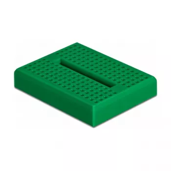 Breadboard DELOCK 18321 — bezlodēšanas maketēšanas plate, plastmasa, 36×46×10 mm, zaļa