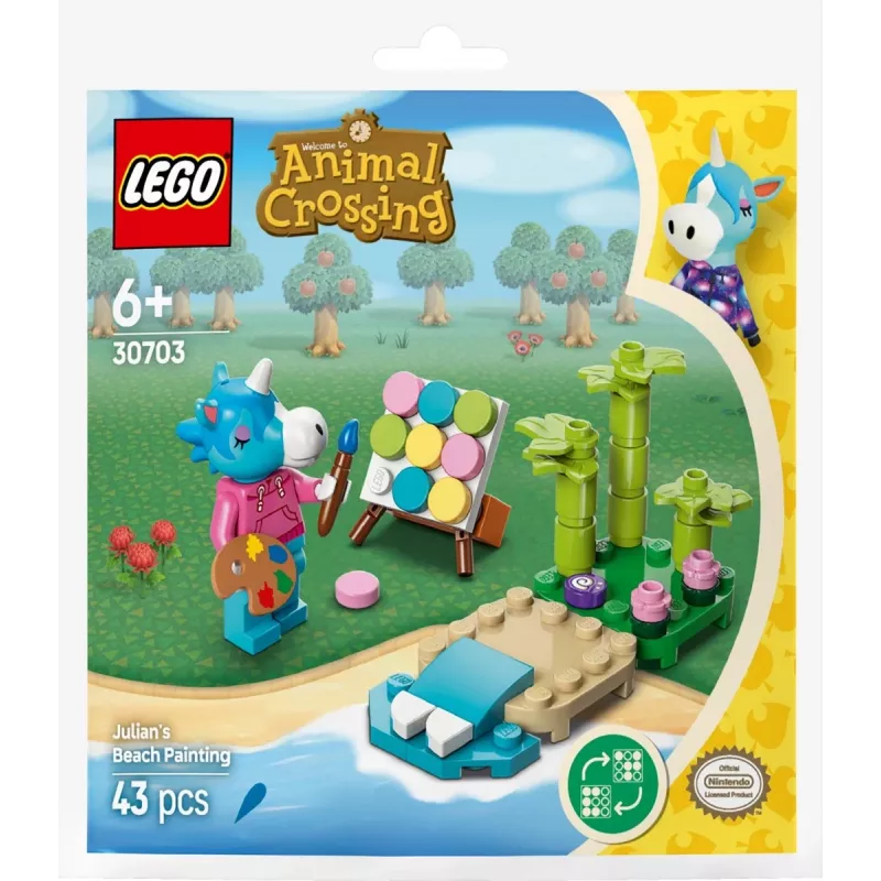 Bricks Animal Crossing 30703 Julian's Beach Painting